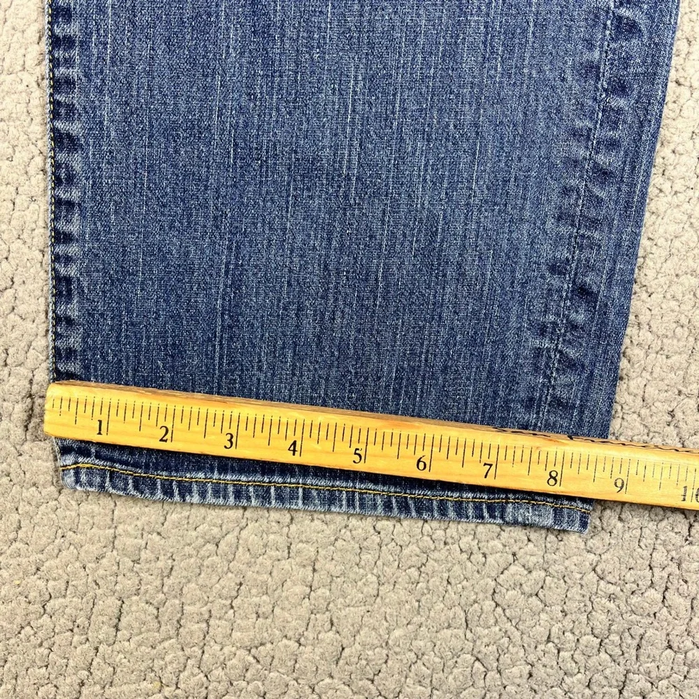 7 For All Mankind Austyn Relaxed Straight Leg Jeans Mens 36 Medium Wash Blue